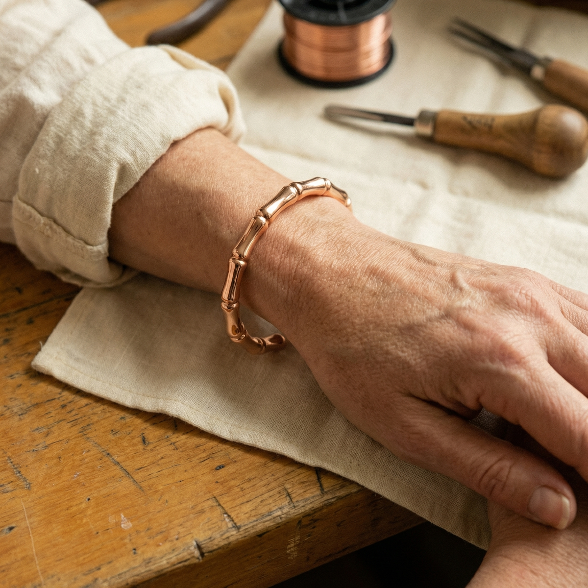 Grace's Grove Copper Bracelet