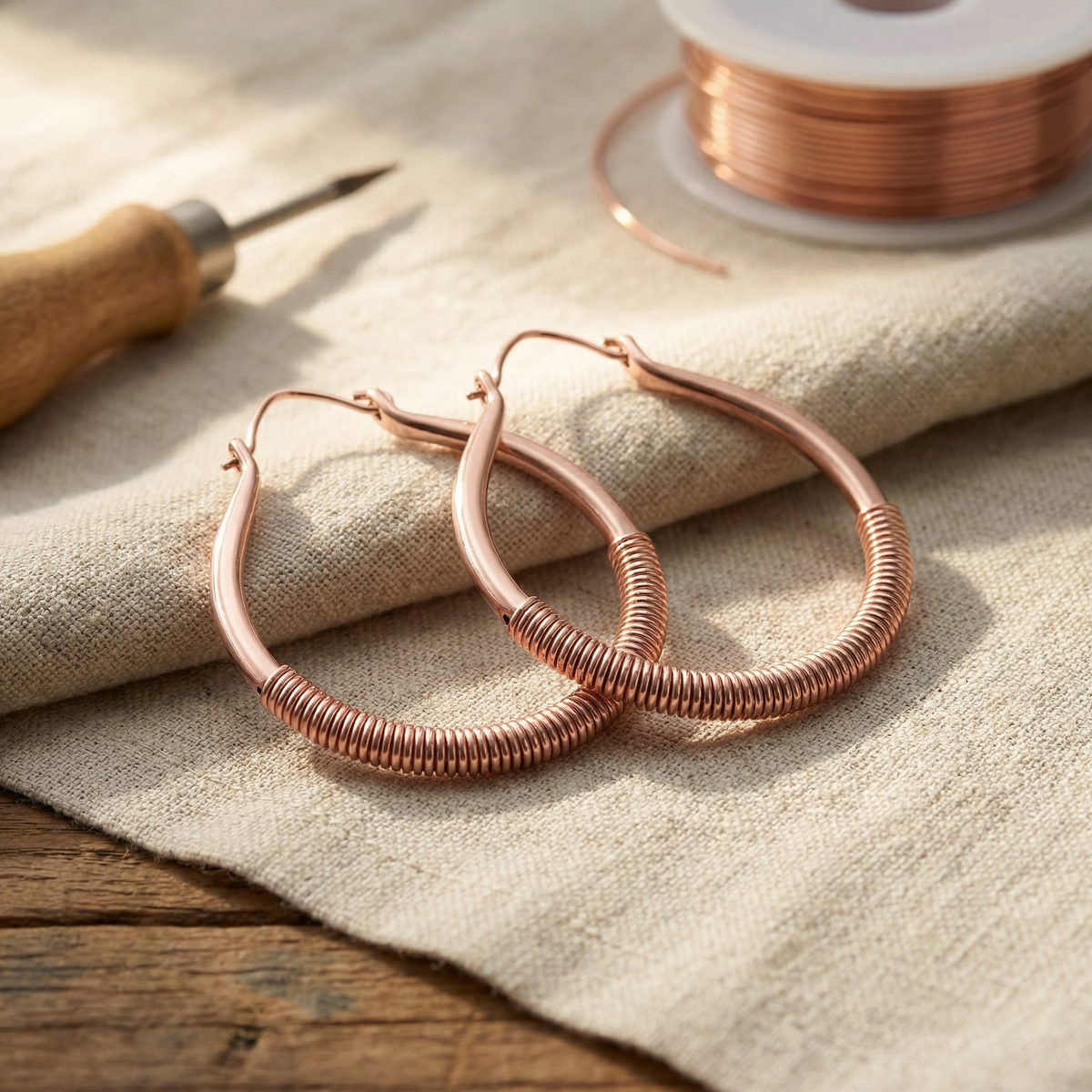 Grace's Creek Copper Earrings
