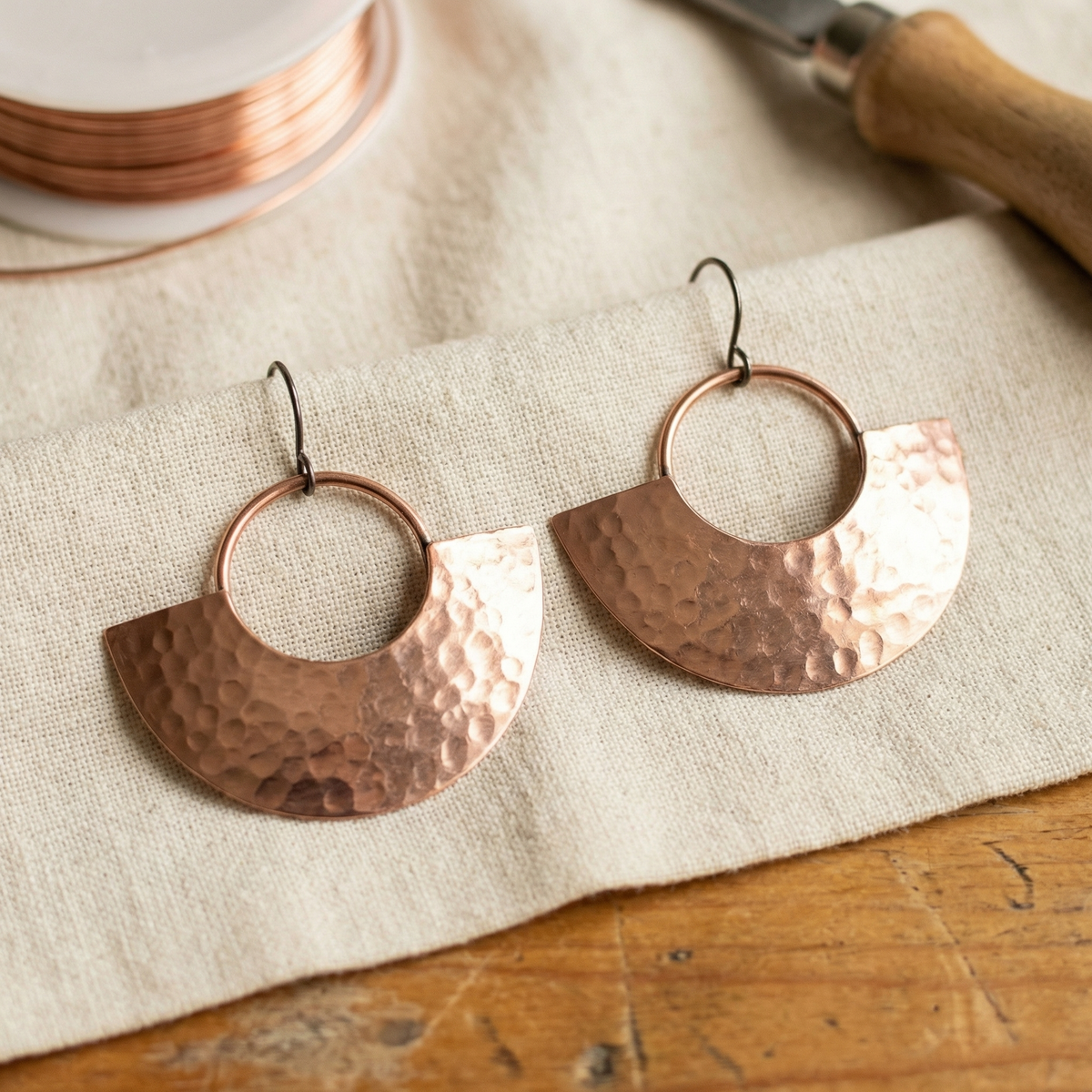 Grace's Sol Copper Earrings