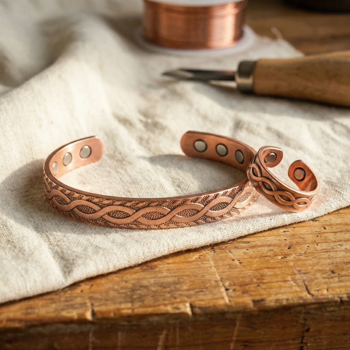 Grace's Knot Copper Set