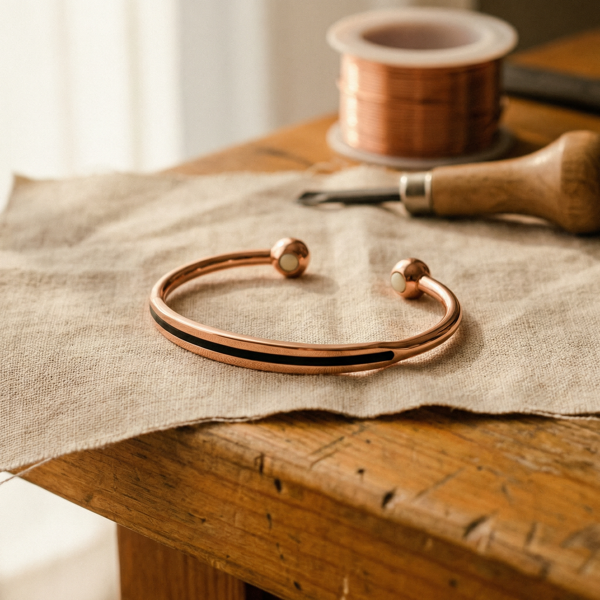 Grace's Vein Copper Bracelet