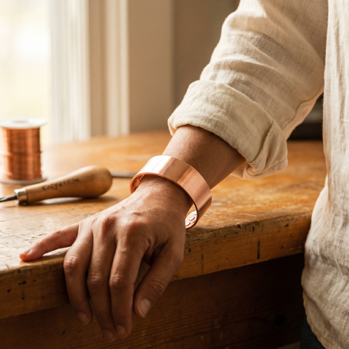 Grace's Anvil Copper Bracelet