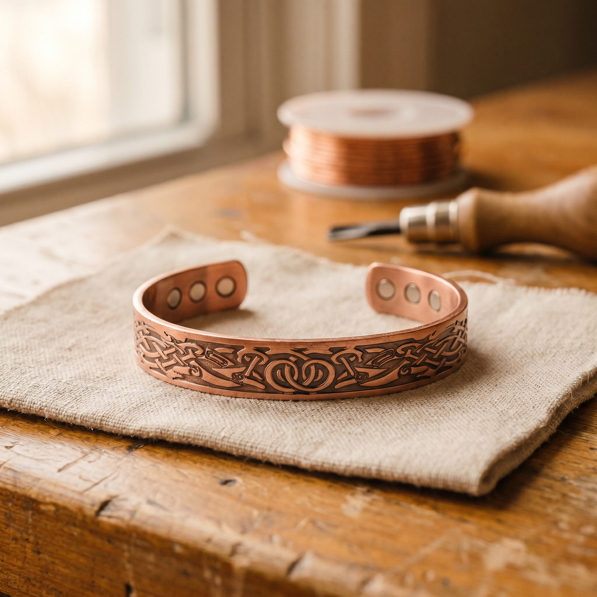 Grace's Flow Copper Bracelet