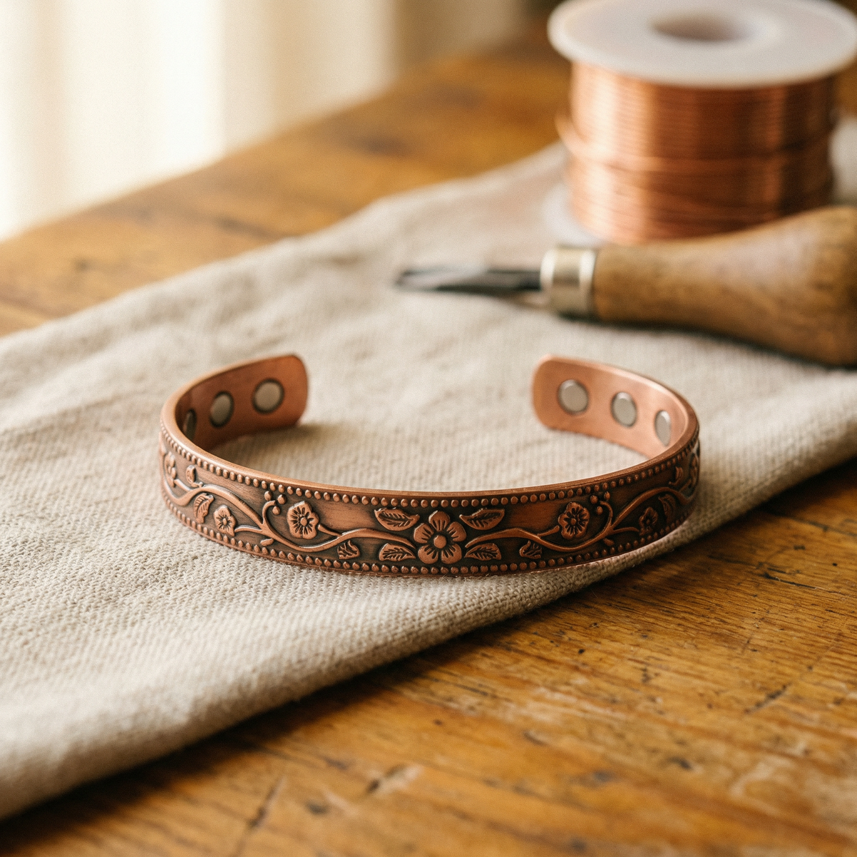 Grace's Knell Copper Bracelet