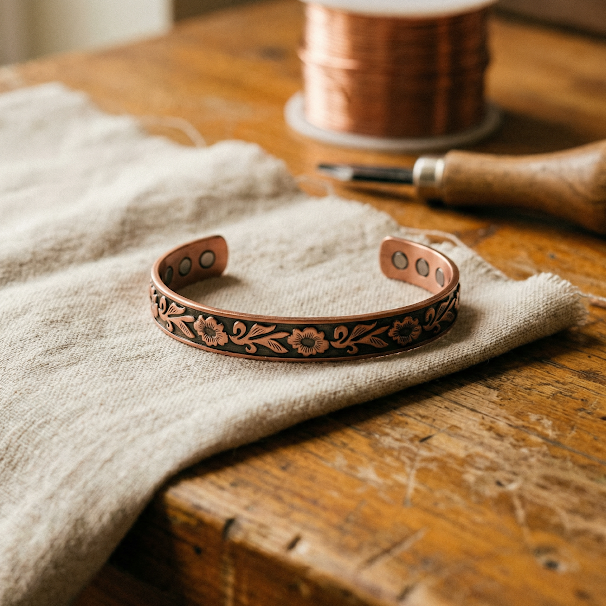 Grace's Vine Copper Bracelet
