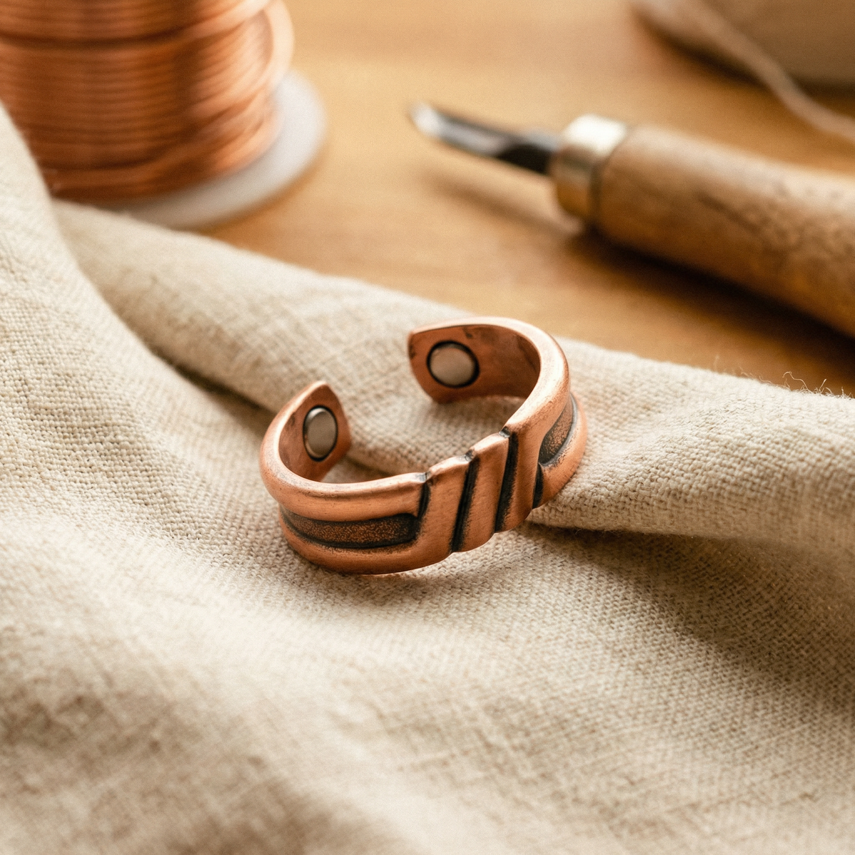 Grace's Peat Copper Ring