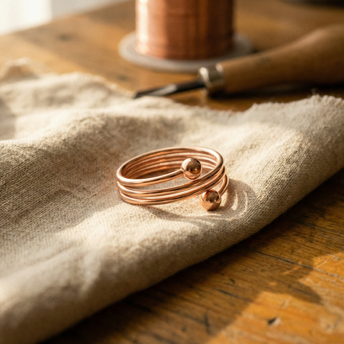 Grace's Silt Copper Ring