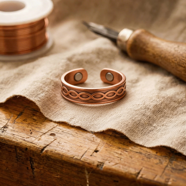 Grace's Char Copper Ring