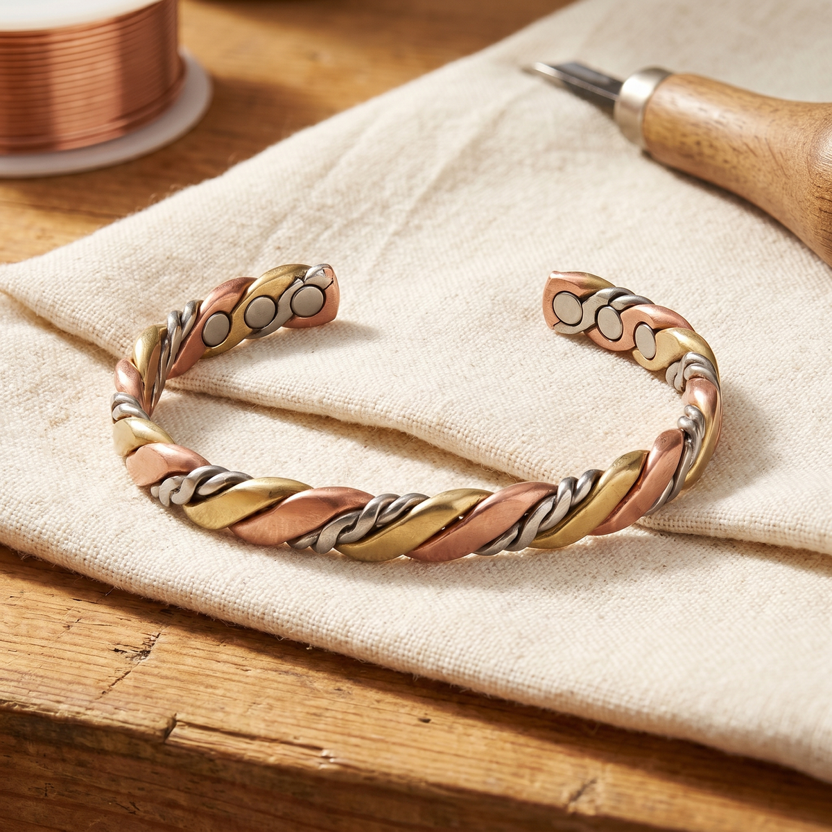 Grace's Stone Copper Bracelet