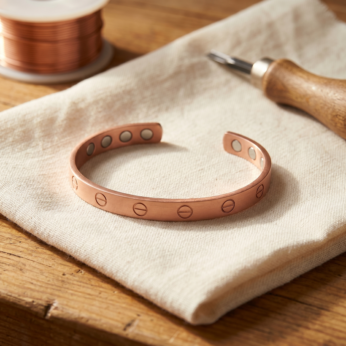 Grace's Bolt Copper Bracelet