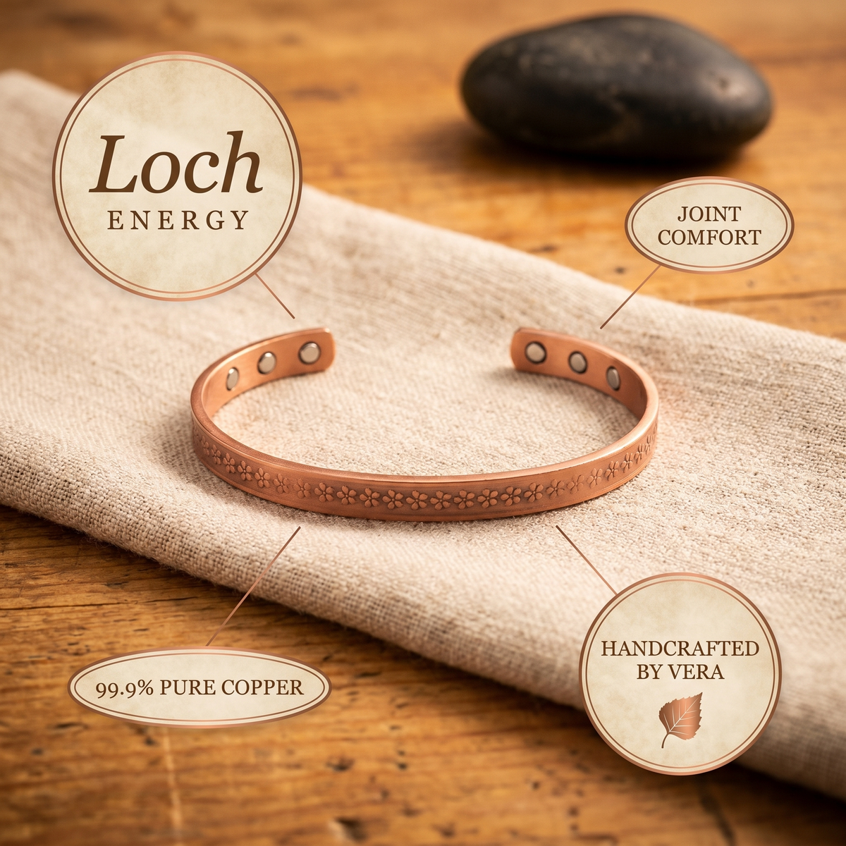 Grace's Loch Copper Bracelet