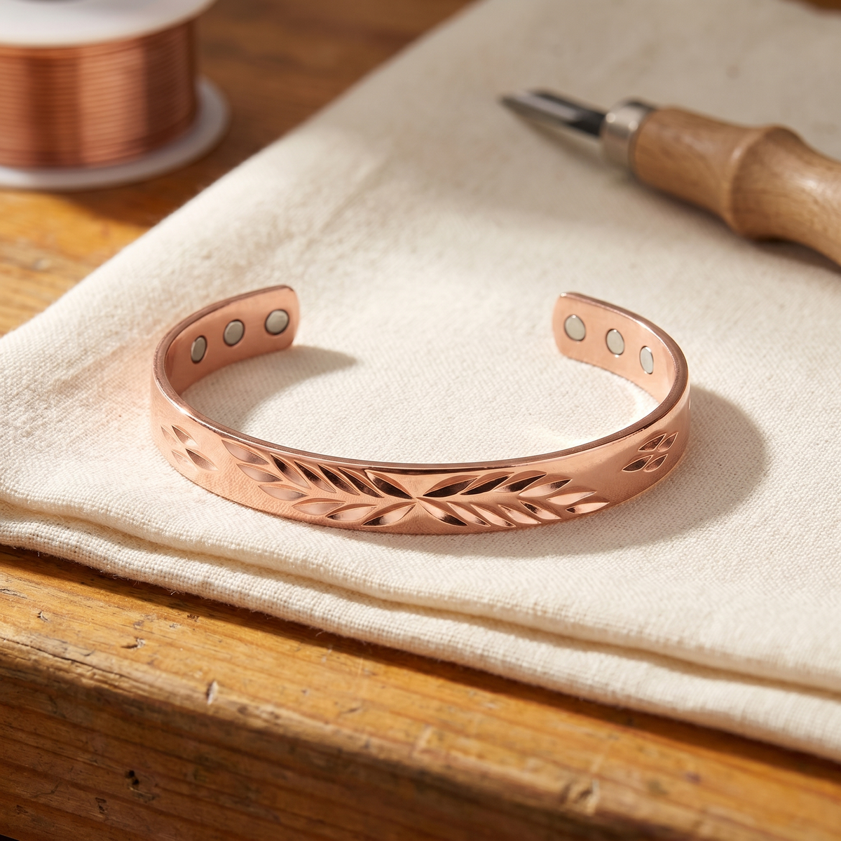 Grace's Lunar Copper Bracelet