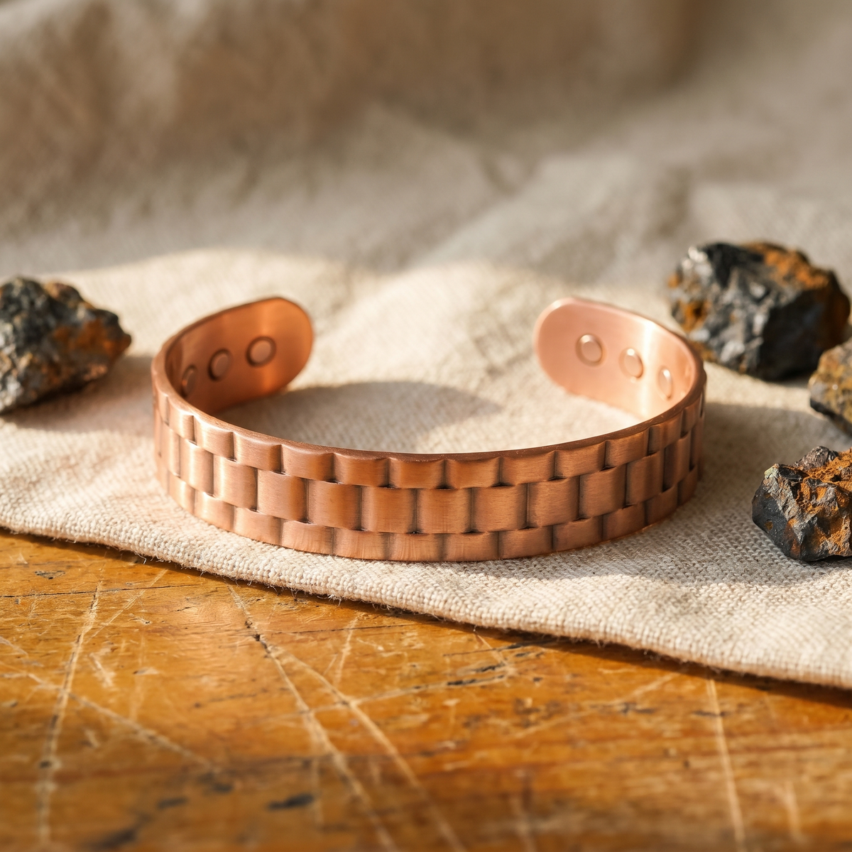 Grace's Ore Men's Copper Bracelet