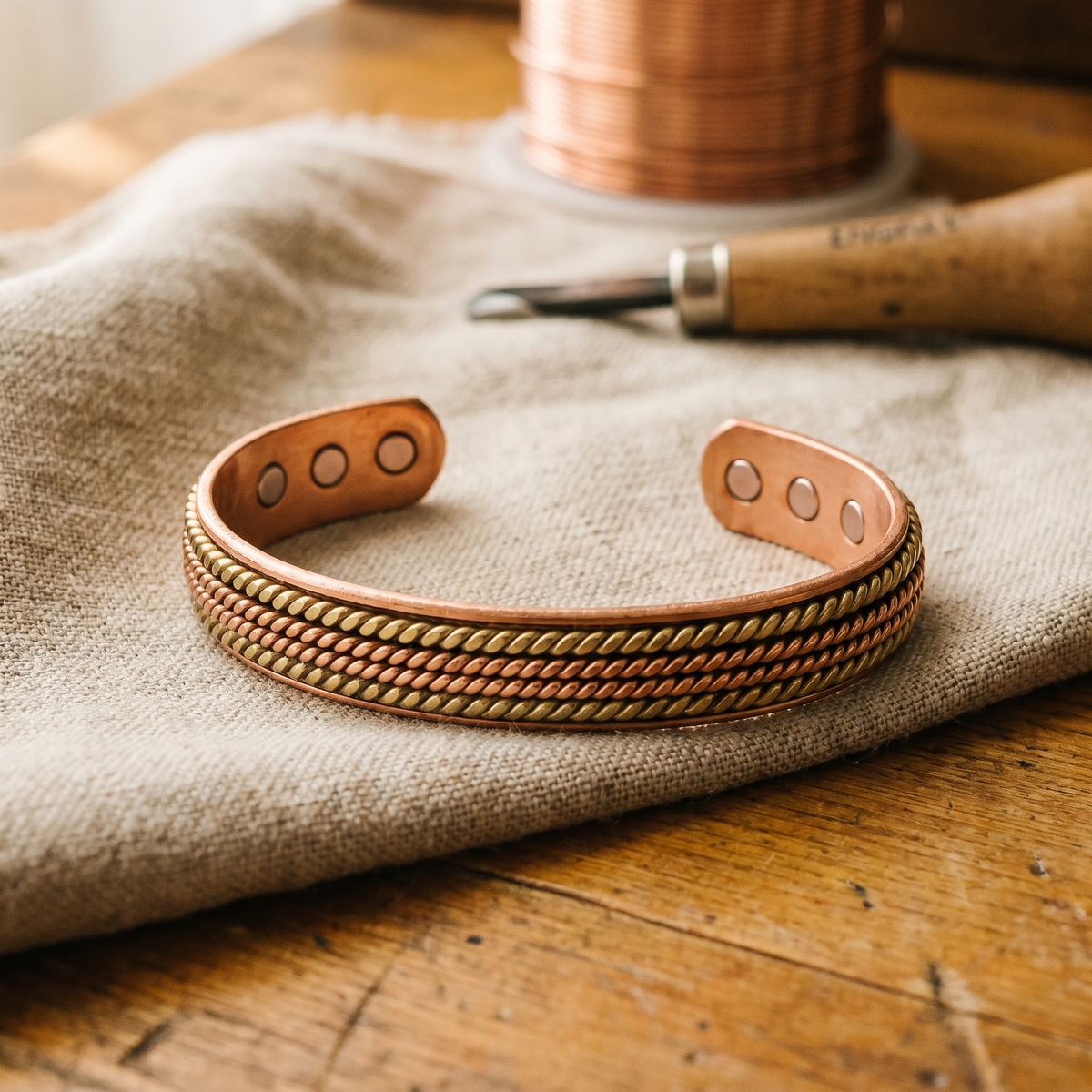 Grace's Forge Copper Bracelet