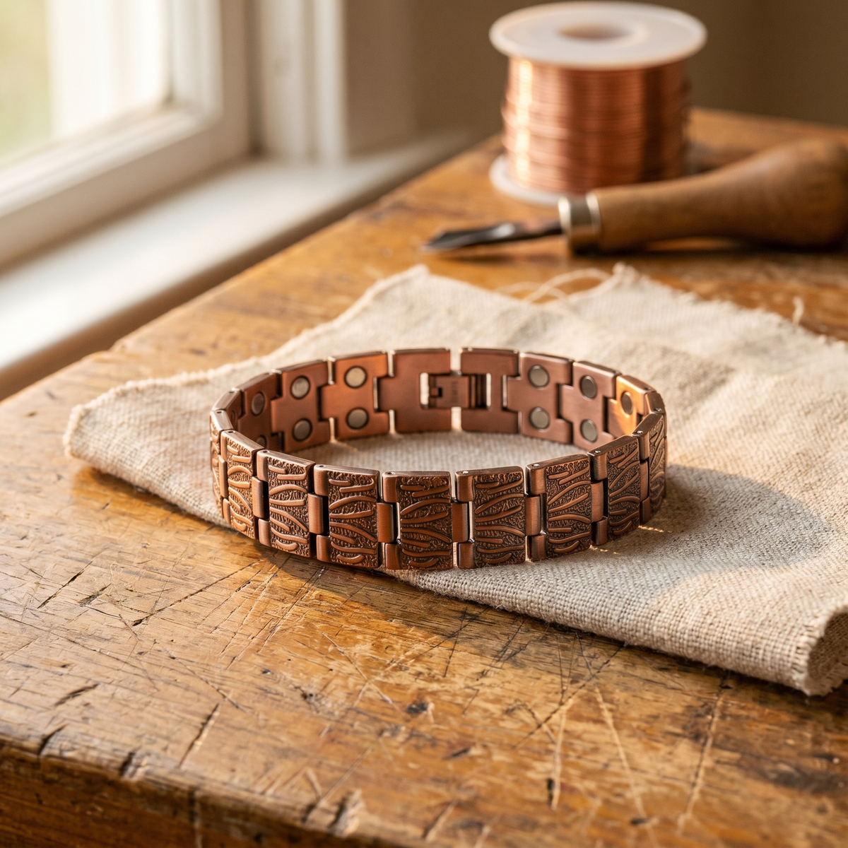 Grace's Grit Men's Copper Bracelet