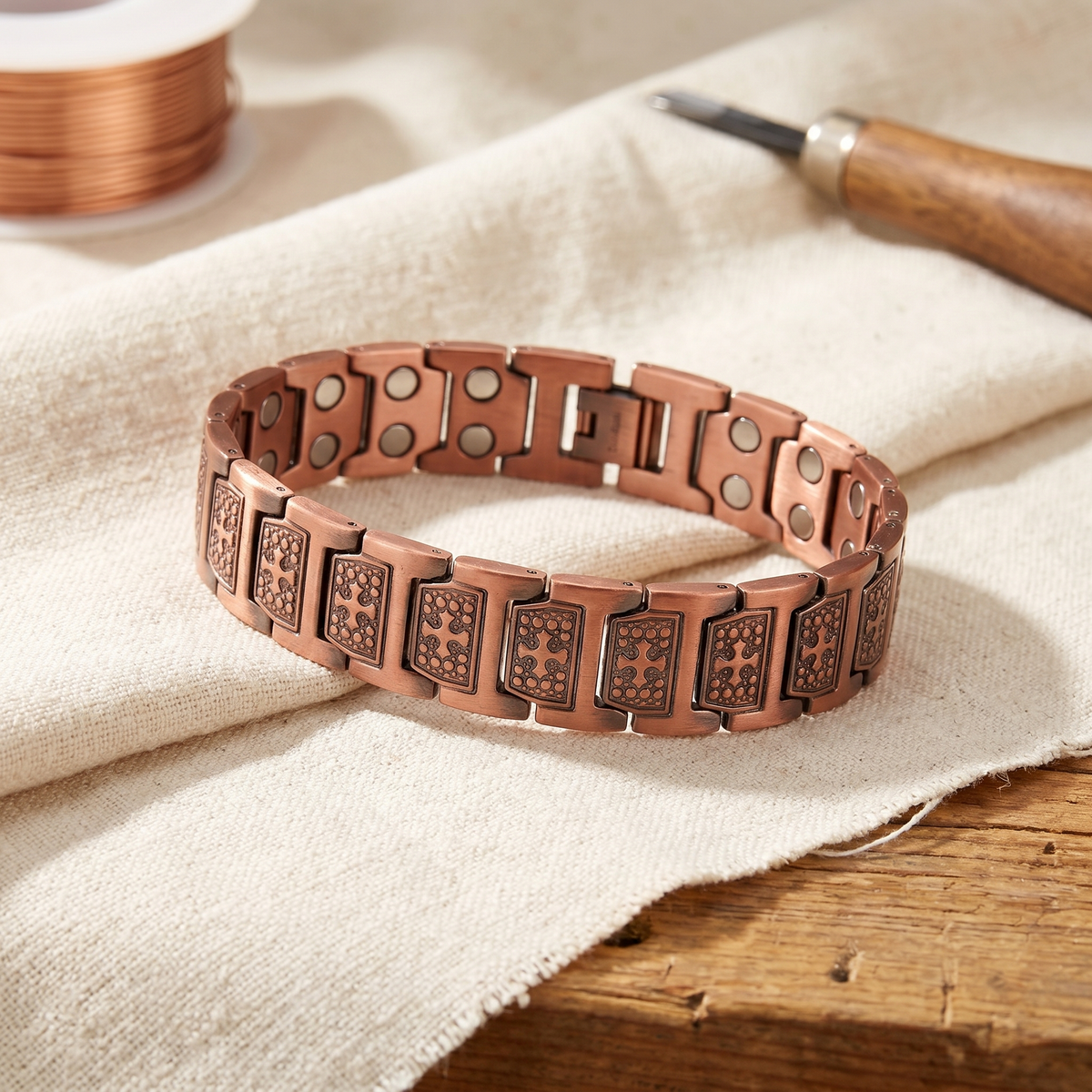 Grace's Gale Men's Copper Bracelet