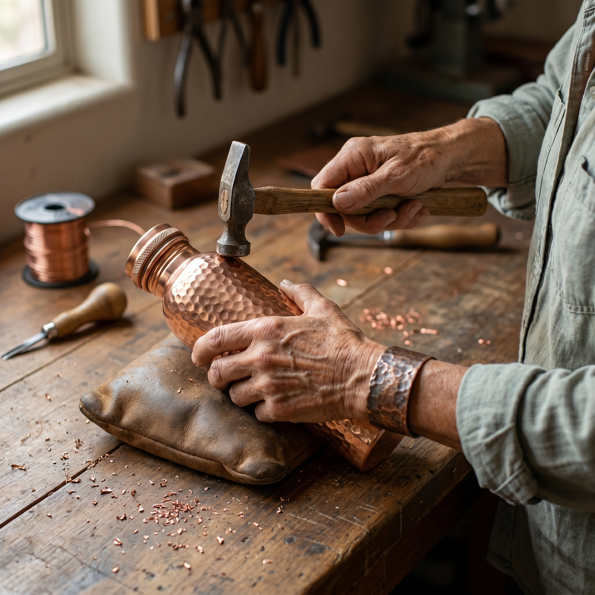 Grace's Pure Copper Water Bottle