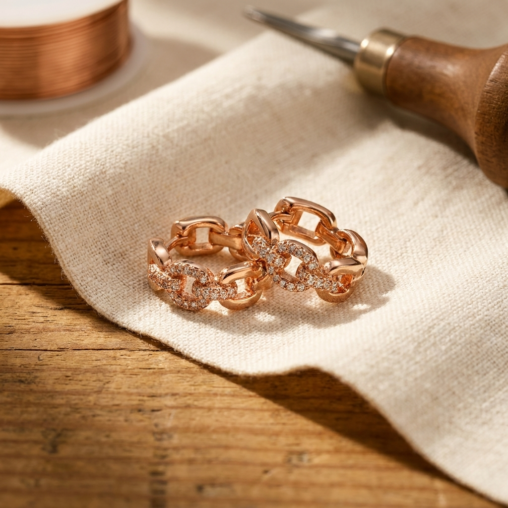 Grace's Tor Copper Earrings