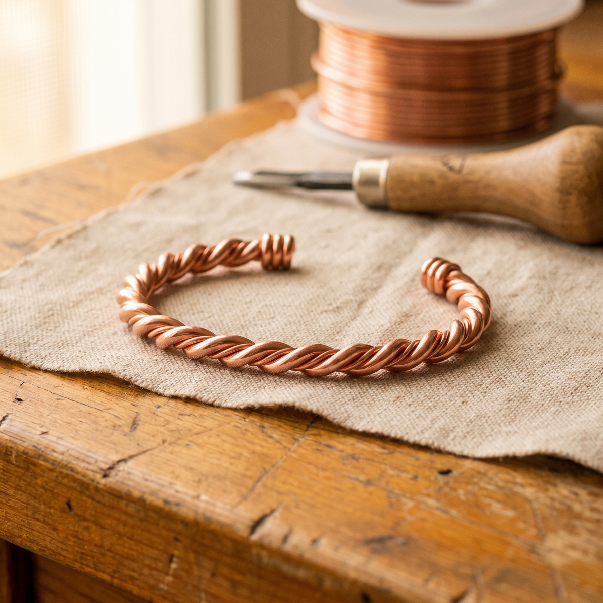 Grace's Tensor Copper Bracelet