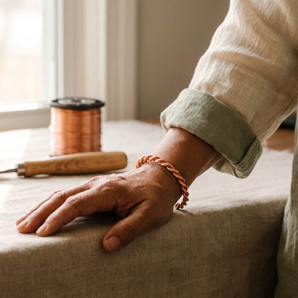 Grace's Tensor Copper Bracelet