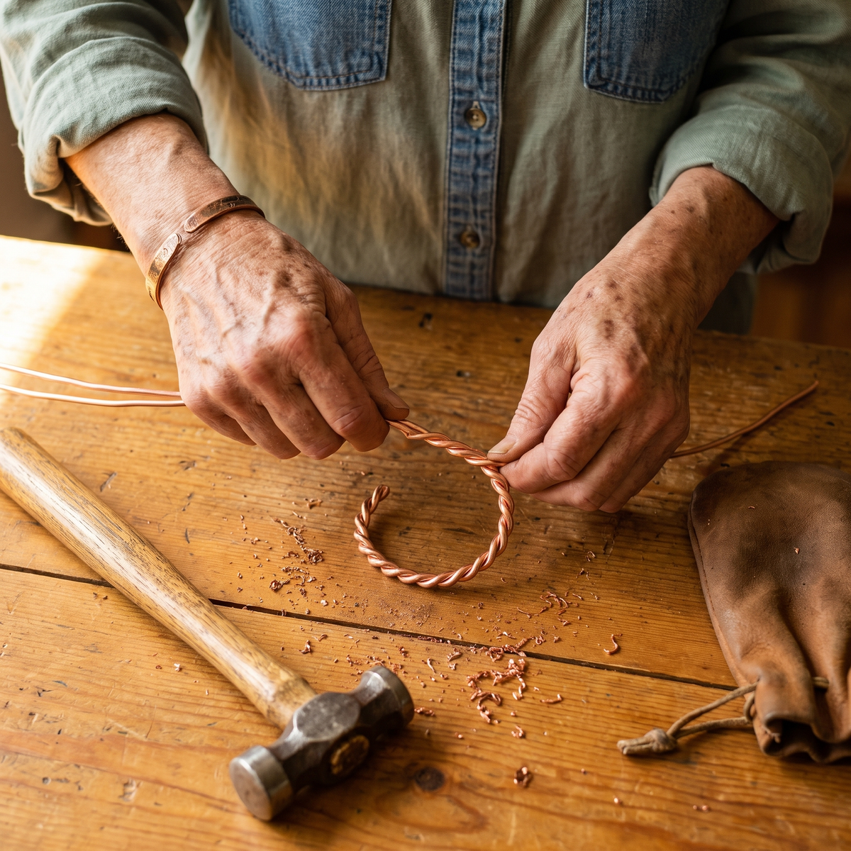 Grace's Tensor Copper Bracelet