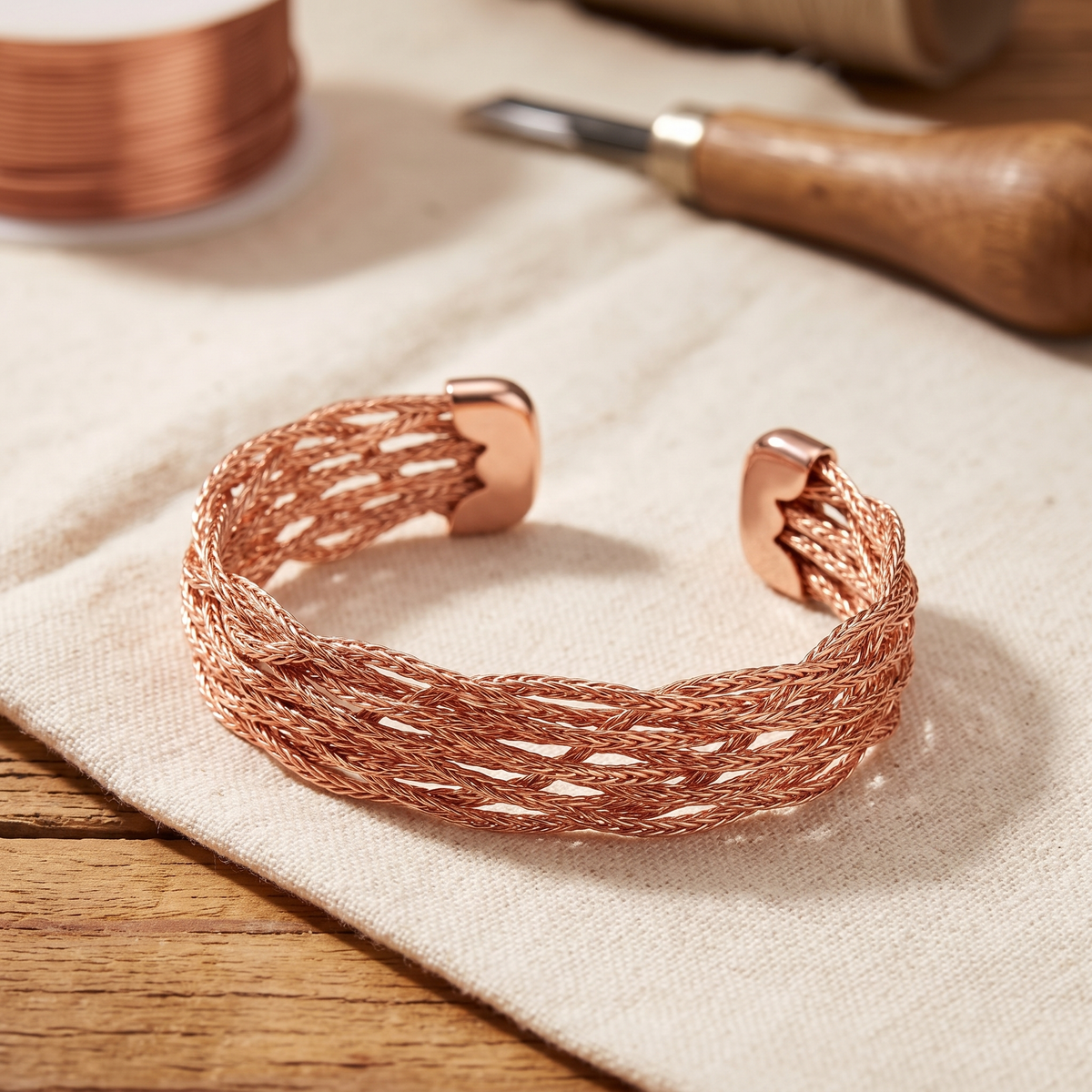Grace's Elk Copper Bracelet