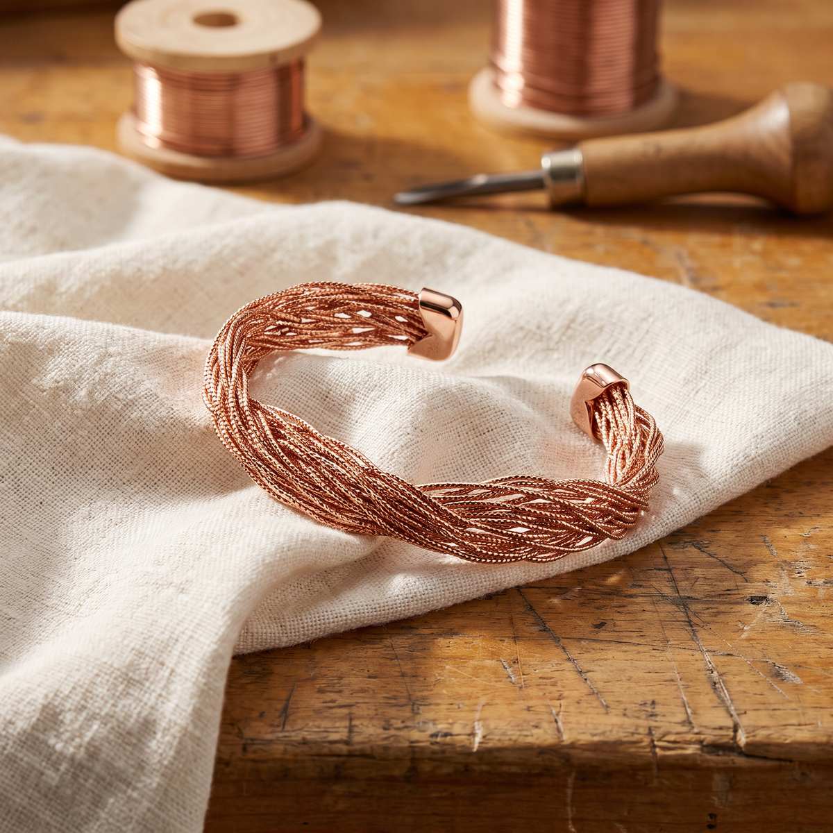 Grace's Finch Copper Bracelet
