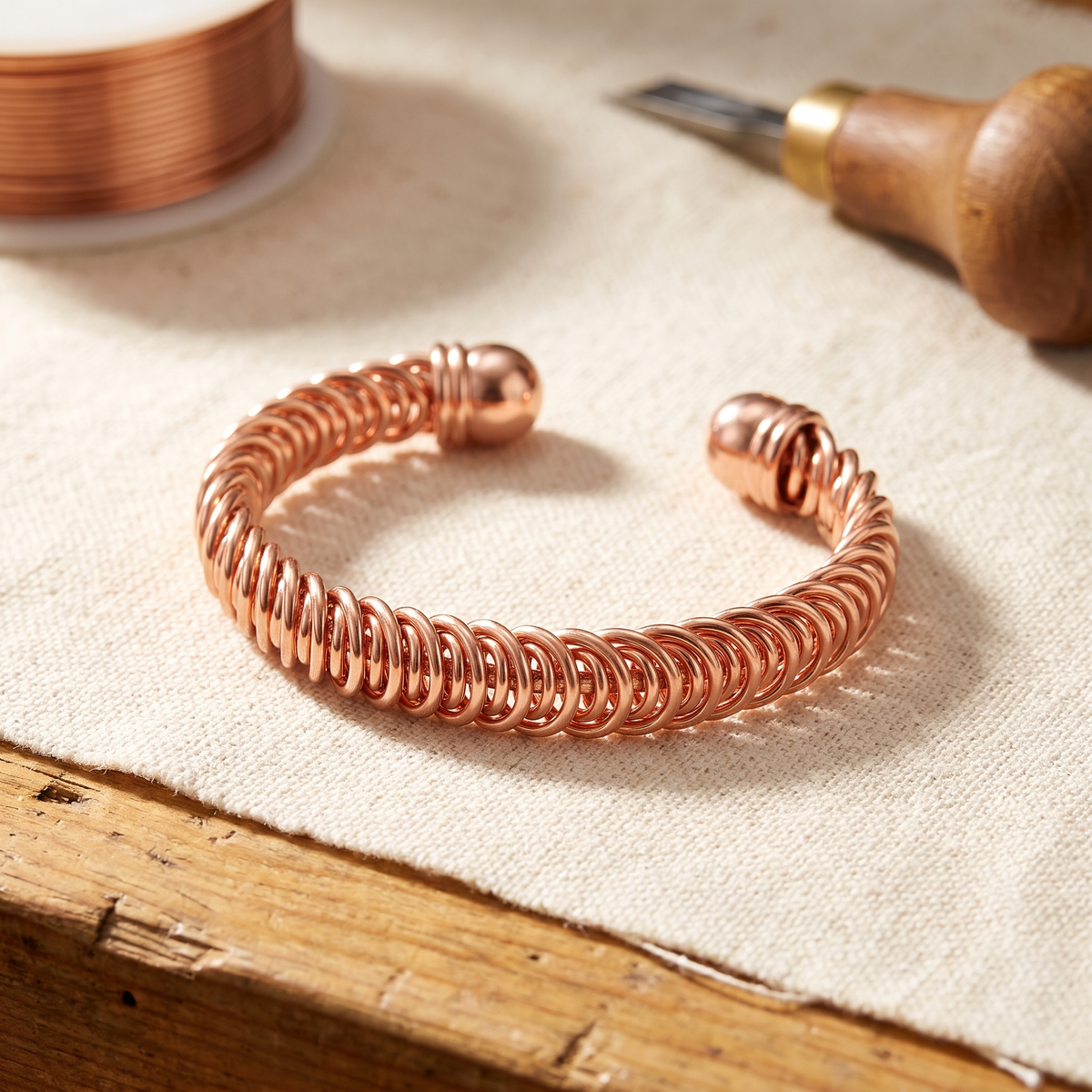 Grace's Gust Copper Bracelet