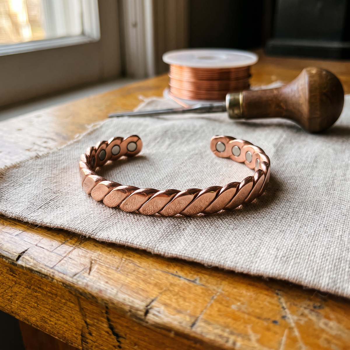 Grace's Bough Copper Bracelet