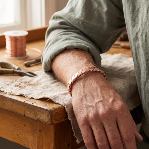 Grace's Bough Copper Bracelet