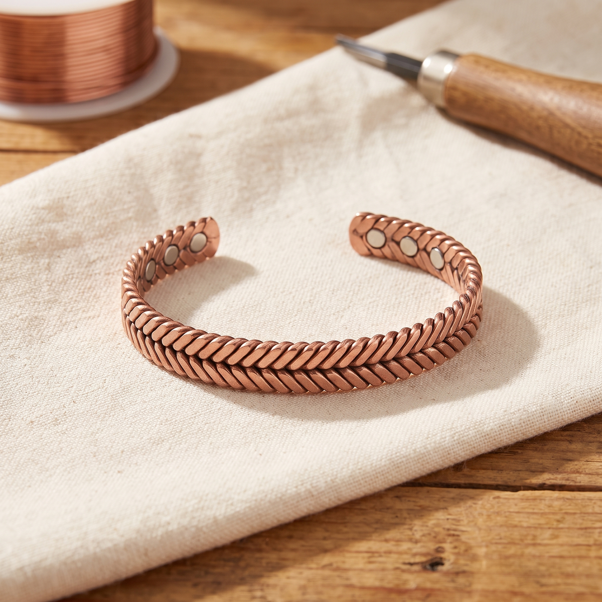 Grace's Furze Copper Bracelet