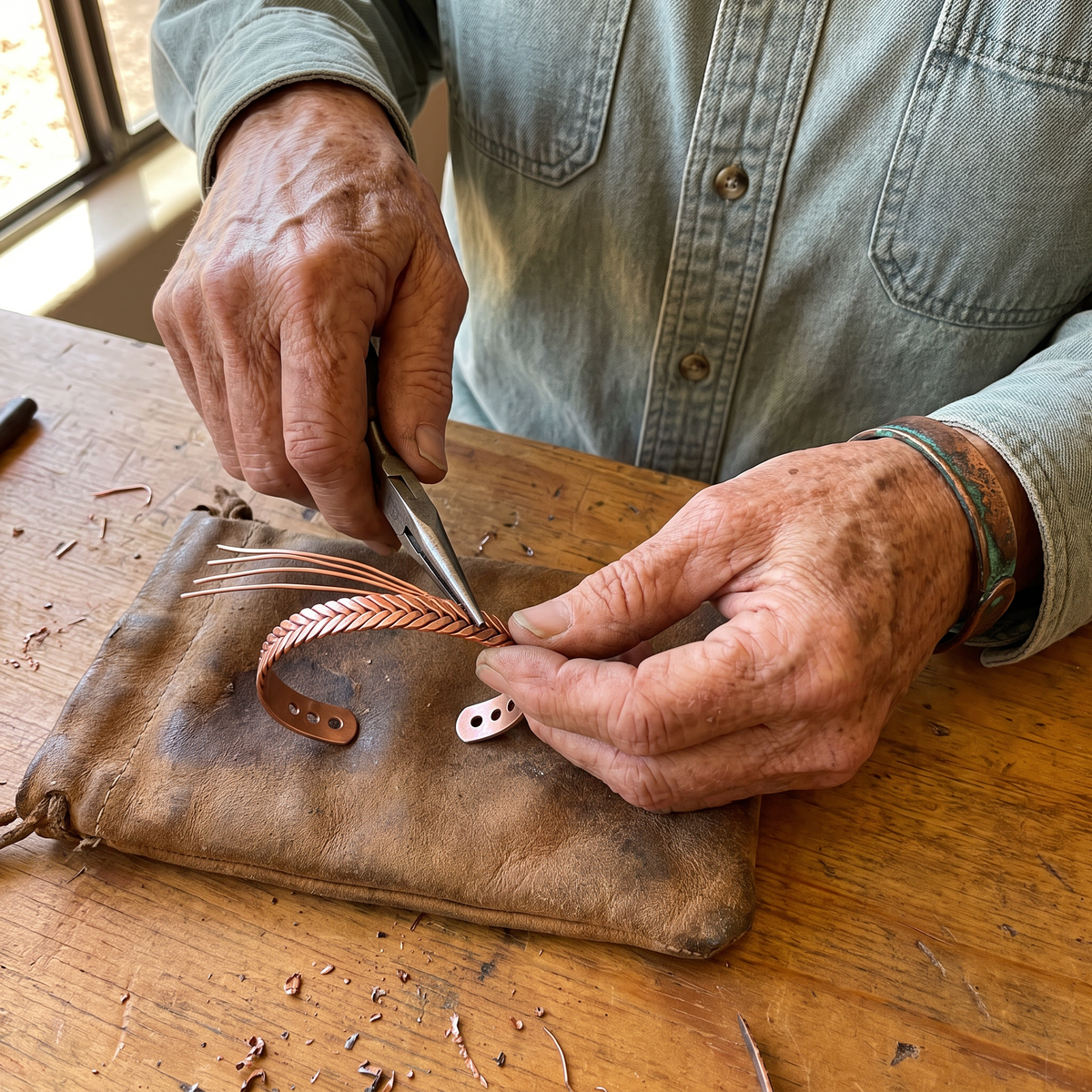 Grace's Furze Copper Bracelet
