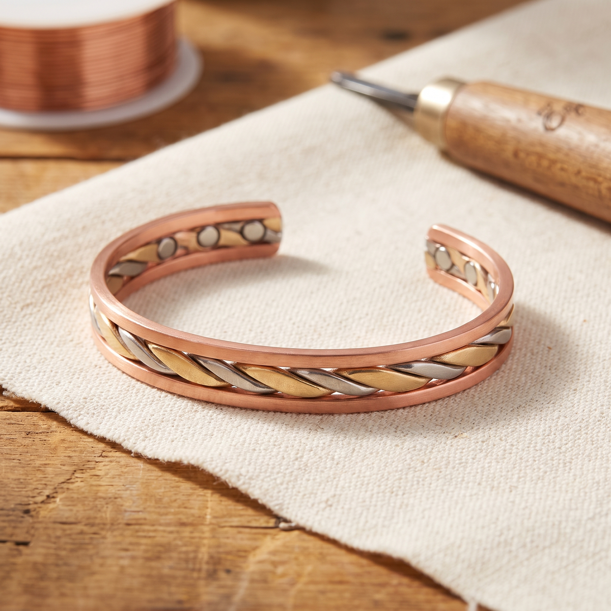 Grace's Bud Copper Bracelet