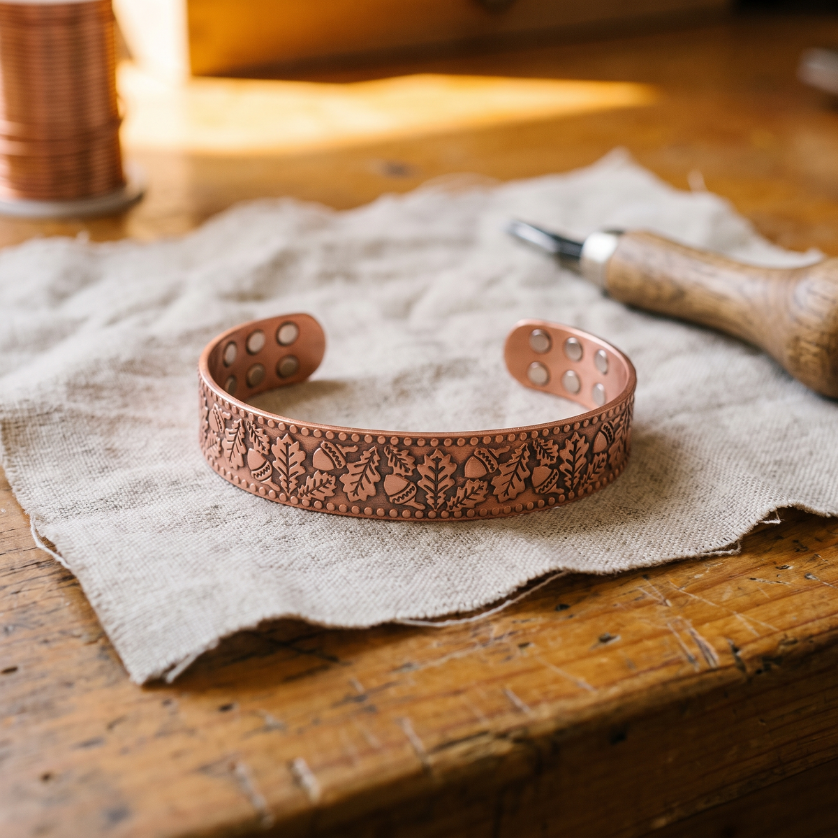 Grace's Timber Copper Bracelet