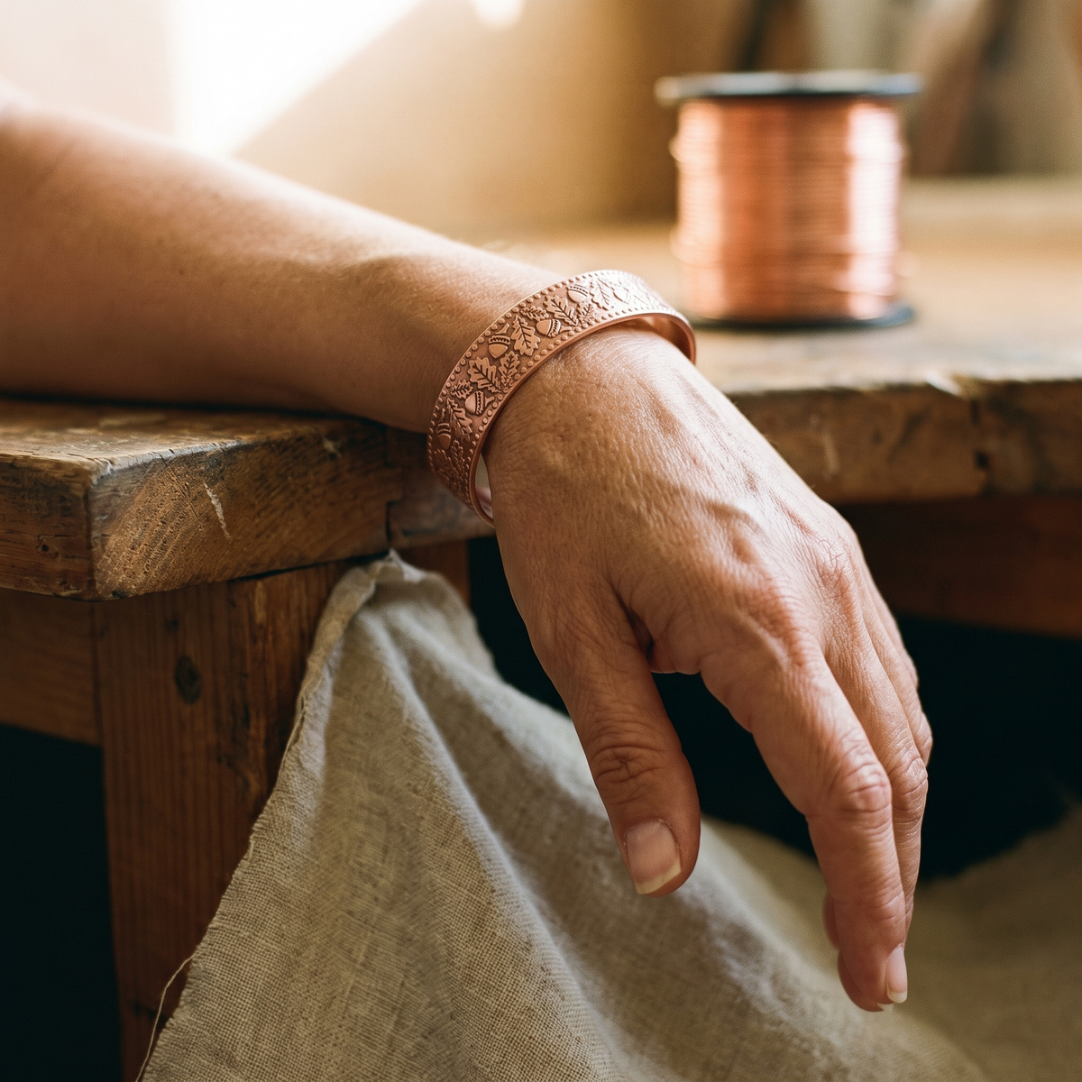 Grace's Timber Copper Bracelet