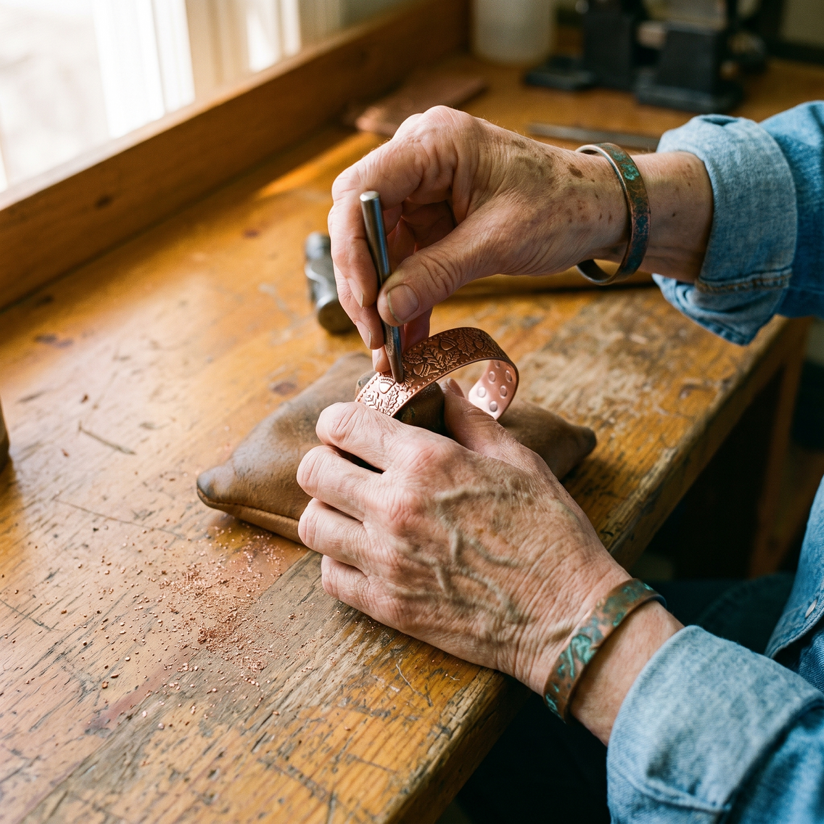 Grace's Timber Copper Bracelet