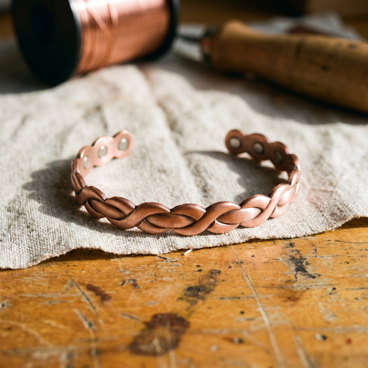 Grace's Loom Copper Bracelet