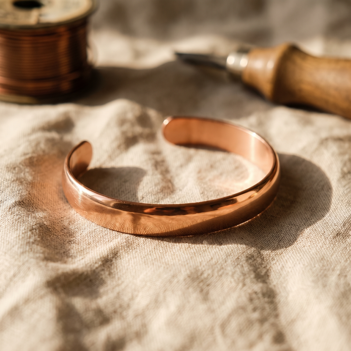 Grace's Tide Copper Bracelet