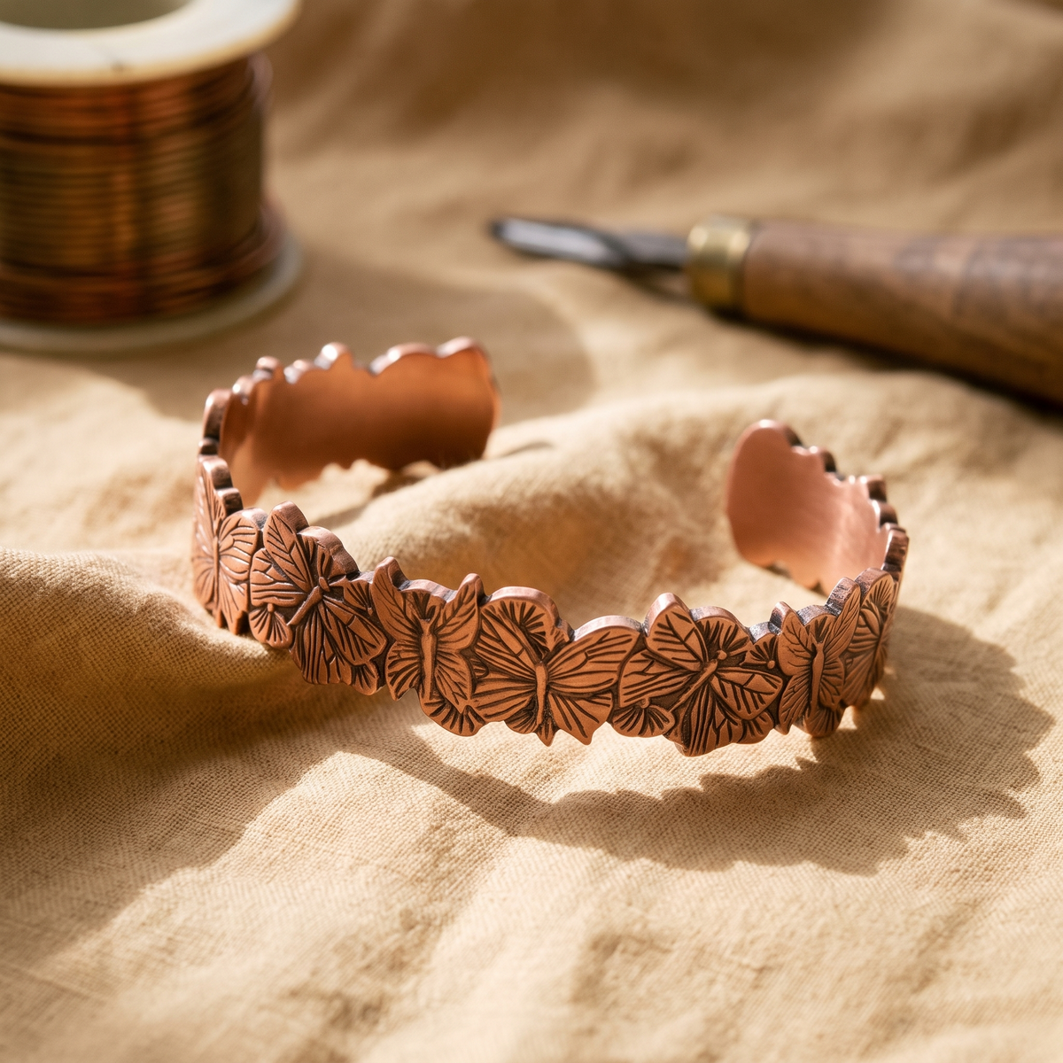 Grace's Sky Copper Bracelet